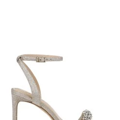 Jewel Badgley Mischka Dallyce Ankle Strap Stiletto Sandal -Badgley Mischka shop DALLYCE JW4305 GLDGLT 2 30701.1645043577
