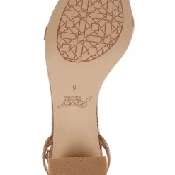 Jewel Badgley Mischka Danni II Low Block Heel Sandal -Badgley Mischka shop DANNI II JW4315B BRZTXL 6 17569.1672873485