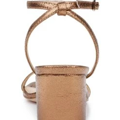 Jewel Badgley Mischka Danni II Low Block Heel Sandal -Badgley Mischka shop DANNI II JW4315B BRZTXL 7 45783.1672873485