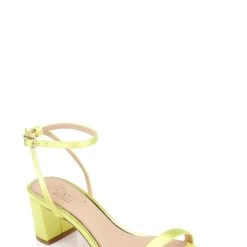 Jewel Badgley Mischka Danni II Low Block Heel Sandal -Badgley Mischka shop DANNI II JW4315B LIMSAT 1 03139.1678471918