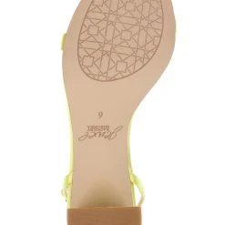 Jewel Badgley Mischka Danni II Low Block Heel Sandal -Badgley Mischka shop DANNI II JW4315B LIMSAT 6 80554.1672873485