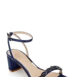 Jewel Badgley Mischka Danni Low Block Heel Sandal 23 Jewel Badgley Mischka Danni Low Block Heel Sandal -Badgley Mischka shop DANNI JW4315 NVYSAT 1 55020.1645043631