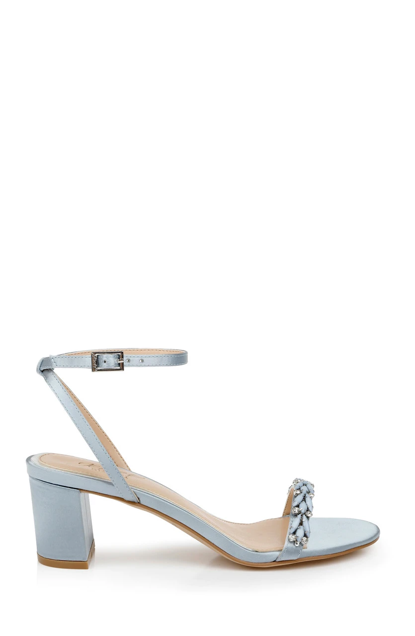 Jewel Badgley Mischka Danni Low Block Heel Sandal 10 Jewel Badgley Mischka Danni Low Block Heel Sandal - Image 8