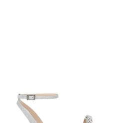 Jewel Badgley Mischka Daria Pearl And Crystal Flat Sandals -Badgley Mischka shop DARIA JW4317 SILGLT 2 44660.1645043665