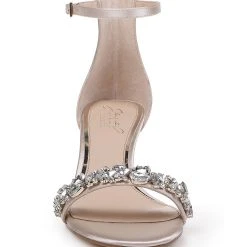 Jewel Badgley Mischka Dash Ankle Strap Kitten Heel -Badgley Mischka shop DASH JW2815 CHMSAT 4.1200 01586 66287.1609890081