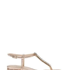 Jewel Badgley Mischka Dasha Block Heel Thong Sandals -Badgley Mischka shop DASHA JW4318 ROSTXL 2 87702.1645043677