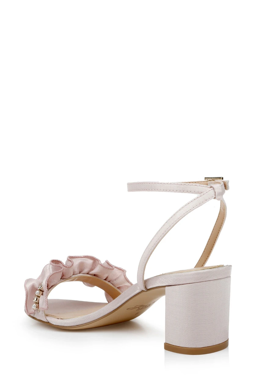 Jewel Badgley Mischka Desirie Ruffle Block Heel Sandal 11 Jewel Badgley Mischka Desirie Ruffle Block Heel Sandal - Image 9