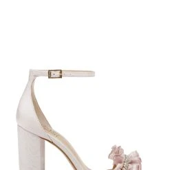 Jewel Badgley Mischka Deva Ruffle High Block Heel -Badgley Mischka shop DEVA JW4329 PALEPK 2 53860.1645043773