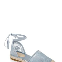 Jewel Badgley Mischka Devisha Lace Espadrille -Badgley Mischka shop DEVISHA JW4331 PWDBLU 1 93668.1673494492
