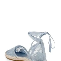 Jewel Badgley Mischka Devisha Lace Espadrille -Badgley Mischka shop DEVISHA JW4331 PWDBLU 3 52198.1645554999