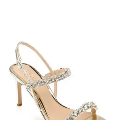 Jewel Badgley Mischka Donna Stiletto Sandals -Badgley Mischka shop DONNA JW4363 GLDTXL 1 48481.1658875914