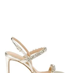 Jewel Badgley Mischka Donna Stiletto Sandals -Badgley Mischka shop DONNA JW4363 GLDTXL 2 48466.1658875914