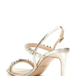 Jewel Badgley Mischka Donna Stiletto Sandals -Badgley Mischka shop DONNA JW4363 GLDTXL 3 70745.1658875914