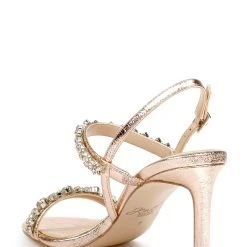 Jewel Badgley Mischka Donna Stiletto Sandals -Badgley Mischka shop DONNA JW4363 ROSTXL 3 98647.1658875914