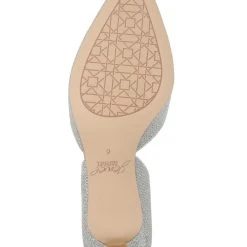 Jewel Badgley Mischka Dotty Glitter D'orsay Kitten Heel -Badgley Mischka shop DOTTY JW4355 SILFAB 6 24070.1672873539