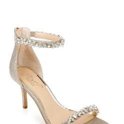Jewel Badgley Mischka Dustyn Ankle Strap Sandal -Badgley Mischka shop DUSTYN JW4364 GLDGLT 1 58437.1658864853