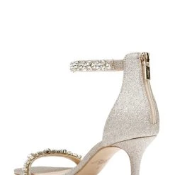 Jewel Badgley Mischka Dustyn Ankle Strap Sandal -Badgley Mischka shop DUSTYN JW4364 GLDGLT 3 16037.1658864853