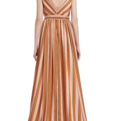 Badgley Mischka Vintage Striped Gown -Badgley Mischka shop EG3569 BSMU 3 52592.1652382555