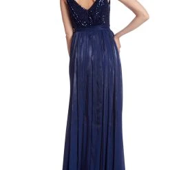 Badgley Mischka Gown With Feather Wrap -Badgley Mischka shop EG3614 SAPH 3 19377.1660860268