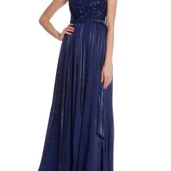 Badgley Mischka Gown With Feather Wrap -Badgley Mischka shop EG3614 SAPH 4 76184.1660860268