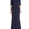 Badgley Mischka Twinkle Collar Gown -Badgley Mischka shop EG3688 MIDN 1 80033.1656449473
