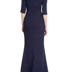 Badgley Mischka Twinkle Collar Gown -Badgley Mischka shop EG3688 MIDN 3 09286.1656449473
