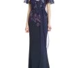 Badgley Mischka Beaded Lace Gown