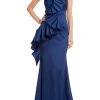 Badgley Mischka Sculptural Swirl Evening Gown