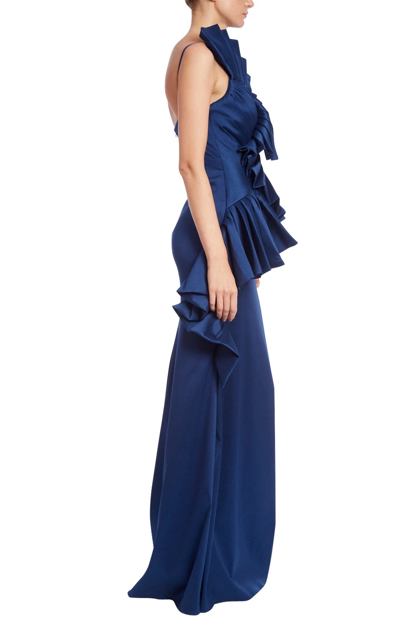 Badgley Mischka Sculptural Swirl Evening Gown 4 Badgley Mischka Sculptural Swirl Evening Gown - Image 2