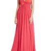 Badgley Mischka Two-Tone Twisted Front Gown -Badgley Mischka shop EG3859 WTRM 1 78460.1674597314