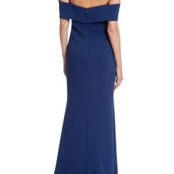 Badgley Mischka Twisted Off Shoulder Gown -Badgley Mischka shop EG3865 MIBL 3 77053.1674597325