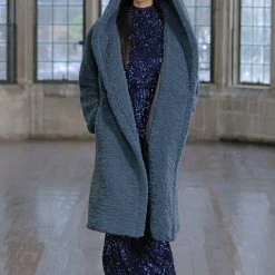 Badgley Mischka Mock Neck Sequined Gown With Belt -Badgley Mischka shop EG9068 VOGUE 91299.1663352640