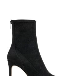 Jewel Badgley Mischka Eva Pointed Toe Bootie -Badgley Mischka shop EVA JW3642 BLK 3 SIDE VIEW 97013.1630442757