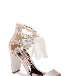 Badgley Mischka Everafter Embellished Block Heel -Badgley Mischka shop EVERAFTER MP5051 IVRSAT1 FRONT VIEW 40892 31423.1656714213