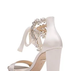 Badgley Mischka Everafter Embellished Block Heel -Badgley Mischka shop EVERAFTER MP5051 IVRSAT2 BACK VIEW 47112 34062.1624950985