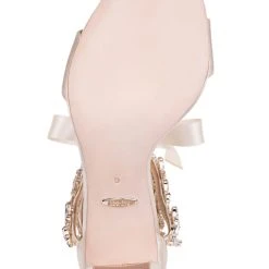 Badgley Mischka Everafter Embellished Block Heel -Badgley Mischka shop EVERAFTER MP5051 IVRSAT6 BOTTOM VIEW 31745 34480.1624950985
