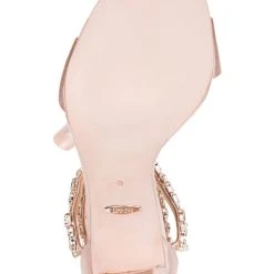 Badgley Mischka Everafter Embellished Block Heel -Badgley Mischka shop EVERAFTER MP5051 NUDSAT6 BOTTOM VIEW 42981 50270.1624950985