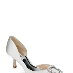 Badgley Mischka Fabia D’Orsay With Crystal Buckle -Badgley Mischka shop FABIA MP6701 MRNFOG 1 18257.1670620507