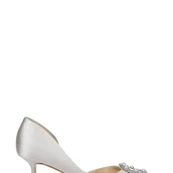 Badgley Mischka Fabia D’Orsay With Crystal Buckle -Badgley Mischka shop FABIA MP6701 MRNFOG 2 78884.1670620507