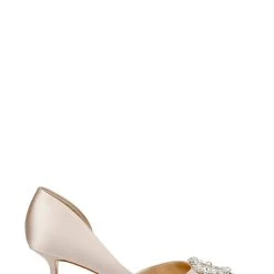 Badgley Mischka Fabia D’Orsay With Crystal Buckle -Badgley Mischka shop FABIA MP6701 NUDSAT 2 98445.1670620507