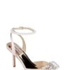 Badgley Mischka Faint Stiletto Heel With Pearl Bow 2 Badgley Mischka Faint Stiletto Heel With Pearl Bow -Badgley Mischka shop FAINT MP6741 PNKSAT 1 88106.1678470614