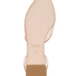 Badgley Mischka Fawn Mesh Pointed Toe Flat With Rhinestone Ankle -Badgley Mischka shop FAWN MP6713 SFTBLS 6 77825.1677878053