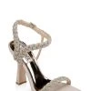 Badgley Mischka Fennel Braided Spool Heel -Badgley Mischka shop FENNEL MP6720 GLDTXL 1 81661.1678470460