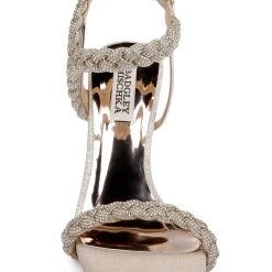 Badgley Mischka Fennel Braided Spool Heel -Badgley Mischka shop FENNEL MP6720 GLDTXL 4 86604.1669052592