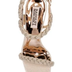Badgley Mischka Fennel Braided Spool Heel -Badgley Mischka shop FENNEL MP6720 GLDTXL 5 91987.1669052592