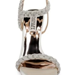 Badgley Mischka Fennel Braided Spool Heel -Badgley Mischka shop FENNEL MP6720 IVRSAT 4 17929.1669052592