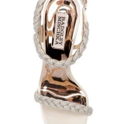 Badgley Mischka Fennel Braided Spool Heel -Badgley Mischka shop FENNEL MP6720 IVRSAT 5 79291.1669052592