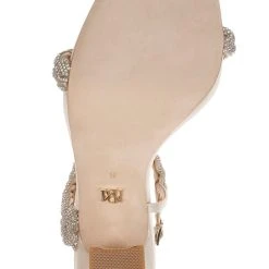 Badgley Mischka Fennel Braided Spool Heel -Badgley Mischka shop FENNEL MP6720 IVRSAT 6 72273.1669052592