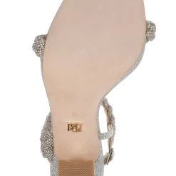 Badgley Mischka Fennel Braided Spool Heel -Badgley Mischka shop FENNEL MP6720 SILTXL 6 92306.1669052592