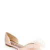 Badgley Mischka Fergie Tulle Pointed Toe Flat -Badgley Mischka shop FERGIE MP6721 SHLSAT 1 14008.1669052583